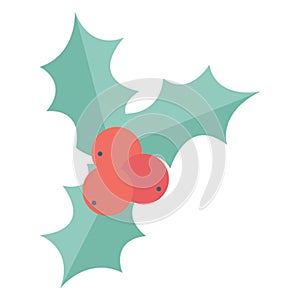 Mistletoe Color Vector icon Easily modify or edit