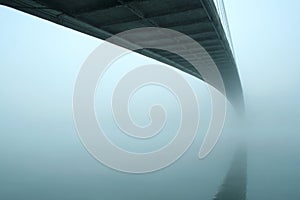 Misty bridge