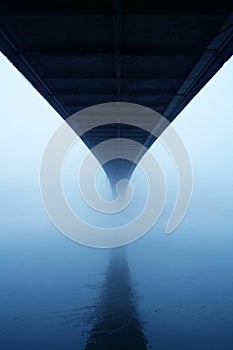 Misty bridge