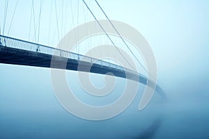 Misty bridge