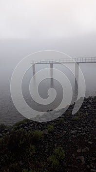 Misty endless biridge