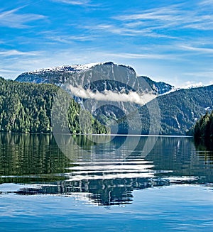 Misty Fjords in Reflection