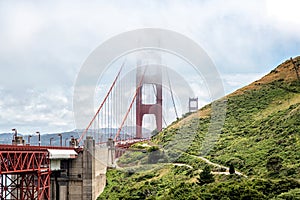 Misty Golden Gate Bridge