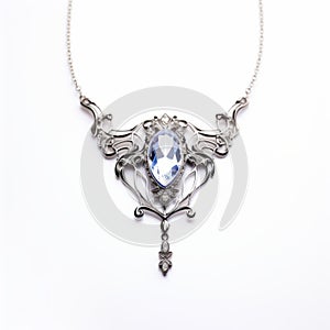 Misty Gothic Silver And Blue Topaz Necklace - Contest Winner