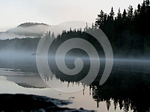 Misty Lakeside