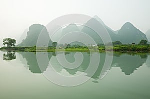 Misty Li river