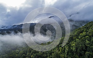 Misty Mayan Mountains in Central America