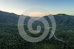 Misty Mayan Mountains in Central America