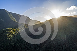 Misty Mayan Mountains in Central America