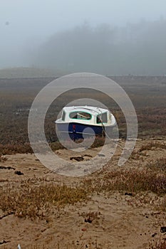 Misty morning, Alnmouth beach, Northumberland