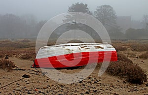 Misty morning, Alnmouth beach, Northumberland