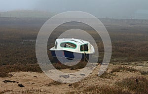 Misty morning, Alnmouth beach, Northumberland