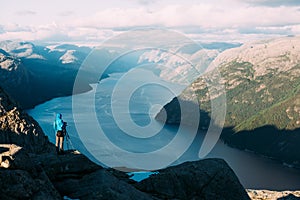 Misty morning on Preikestolen