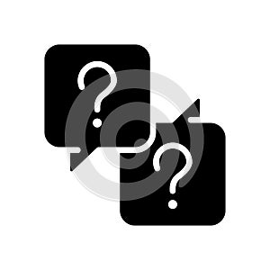 Misunderstanding black glyph icon