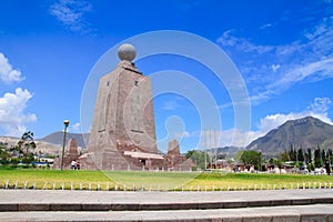 Mitad del mundo or center of the World, Ecuador. photo