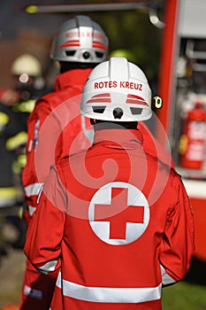 Employees of the Red Cross Upper Austria