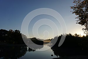 Mitcham Nature Park Pond Reflection