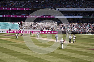 Mitchell Johnson bowling at SCG