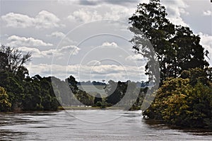 Mitchell river in flood photo