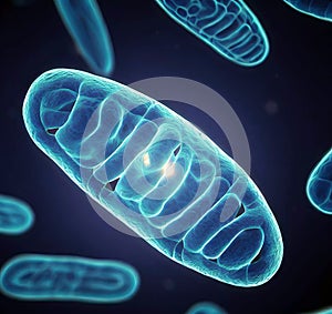 Mitochondria abstract photo