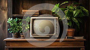 mitor computer on table