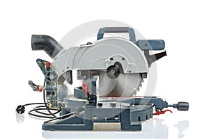 Mitre saw isolated