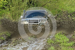 Mitsubishi and a lot of mud