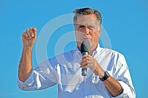 Mitt Romney campaigning