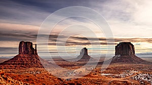 Mitten Buttes in Monument Valley