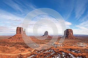 Mitten Buttes in Monument Valley