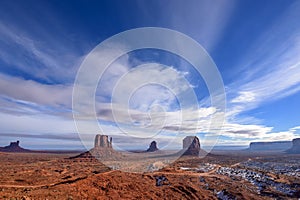 Mitten Buttes in Monument Valley