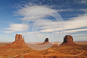 The Mittens and Merricks Butte - Monument Valley