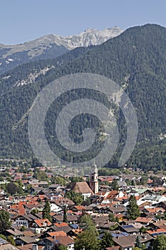 Mittenwald from above