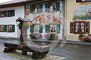 Mittenwald, house painting