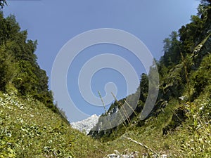 Mittenwald via ferrata in Bavarian Alps, Germany