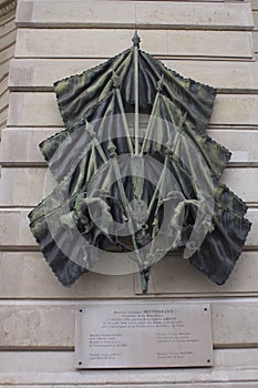 Mitterand memorial in Paris france