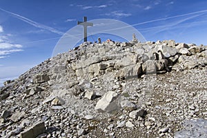 Mitterhorn summit in the Austrian Alps