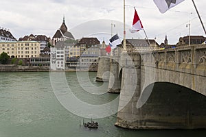 Mittlere brucke bridge, Basel photo