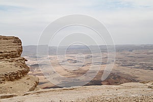 Mitzpe Ramon Crater Cliff, Israel photo