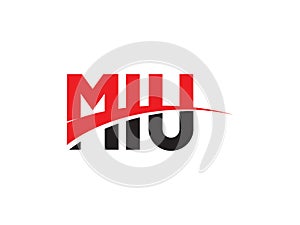 MIU Letter Initial Logo Design