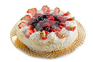 Mix berries cake