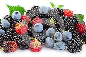 Mix berry with leaf