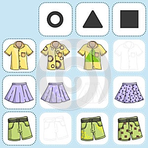 Mix clothing with pattern - Draw and paint