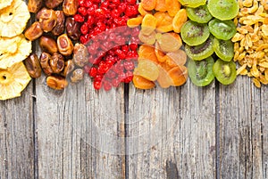 Mix of dried and candied fruit