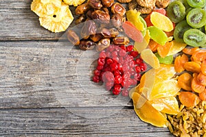 Mix of dried and candied fruit