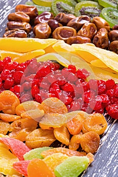 Mix of dried and candied fruit