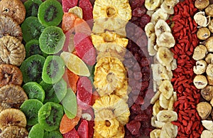 Mix of dried fruits