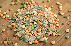 Mix of dry peas