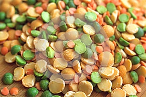 Mix of dry peas