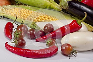 Mix of fresh vegetables